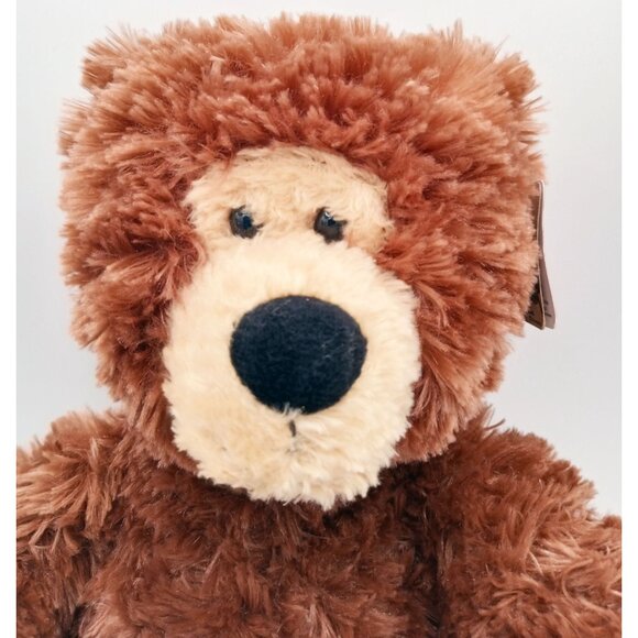 Teddy Bear Aurora World Brown Stuffed Animal Big Nose 12" Sitting Plush 2020 Toy - Picture 2 of 15